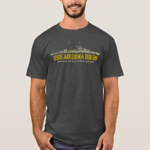 Camiseta Pearl Harbor USS Arizona BB39 1916