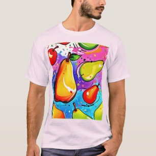 Camiseta Pears Pop Art