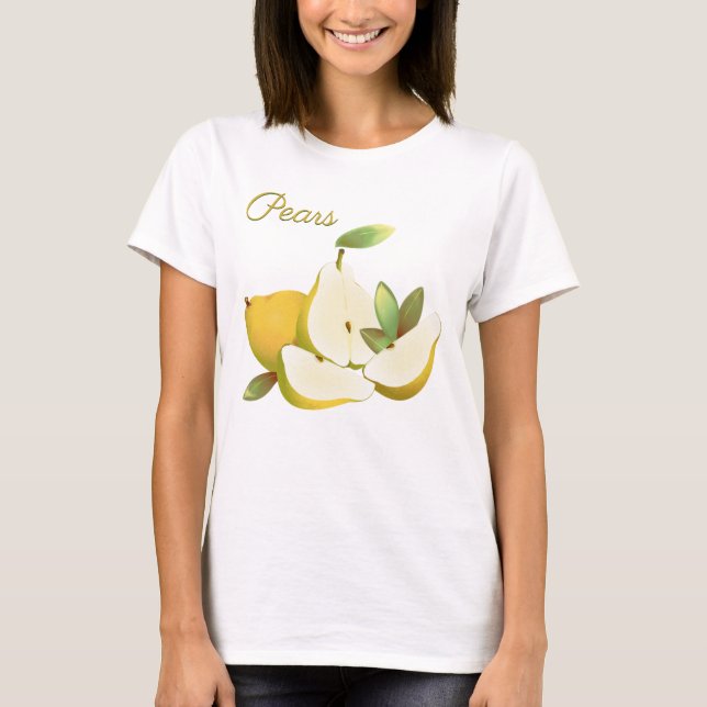 Camiseta Pears Tropical Fruit (Anverso)
