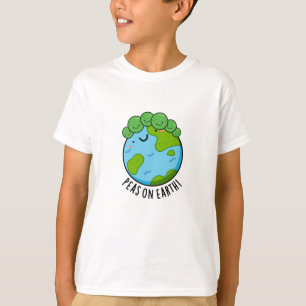 Camiseta Peas On Earth Funny Veggie Peace Pun