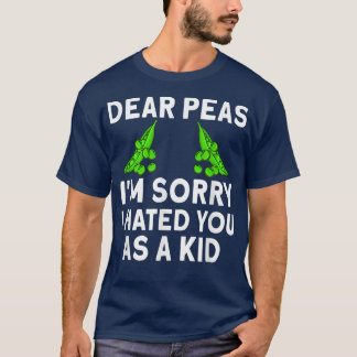 Camiseta Peas Vegetales Vegetales Vegetarios Funny Vegan