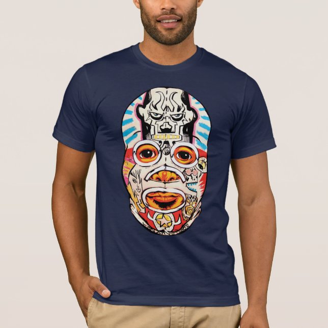Camiseta Peat Wollaeger "Jim Mahfood Collabomask" (Anverso)