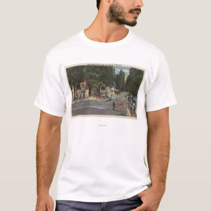 Camiseta Peatones en la impulsión de la orilla del lago