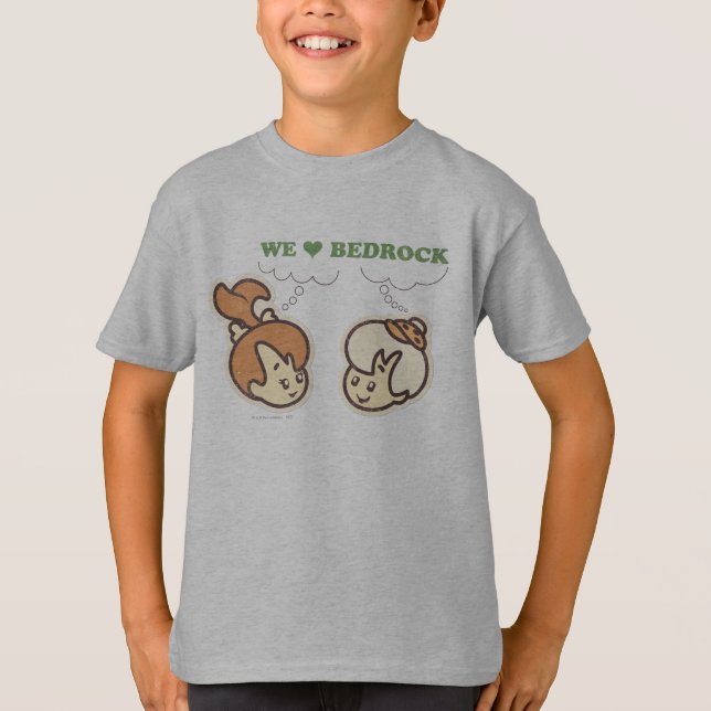 Camiseta PEBBLES™ and BAMM-BAMM™ Love Bedrock (Anverso)