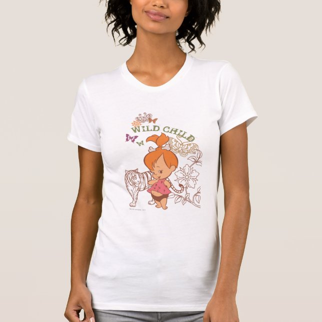 Camiseta PEBBLES™ Niño salvaje (Anverso)