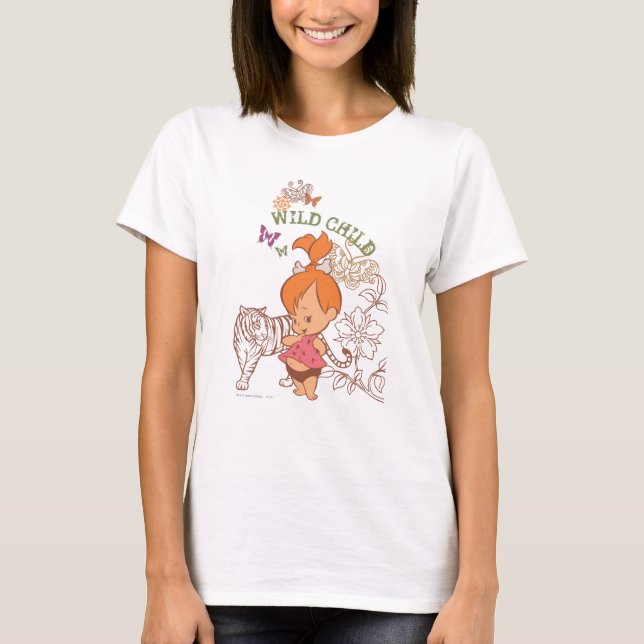 Camiseta PEBBLES™ Niño salvaje (Anverso)
