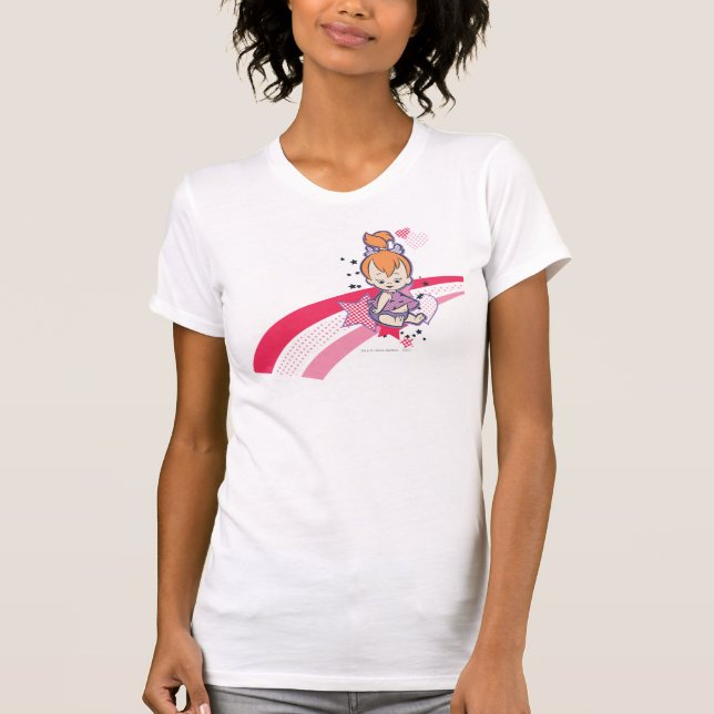 Camiseta PEBBLES™ sobre el arcoiris rosa (Anverso)