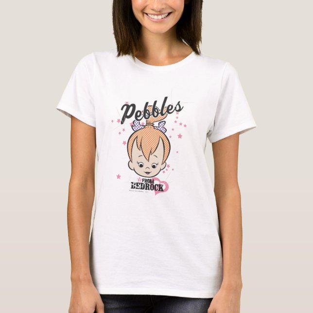 Camiseta PEBBLES™ Stars and Hearts (Anverso)