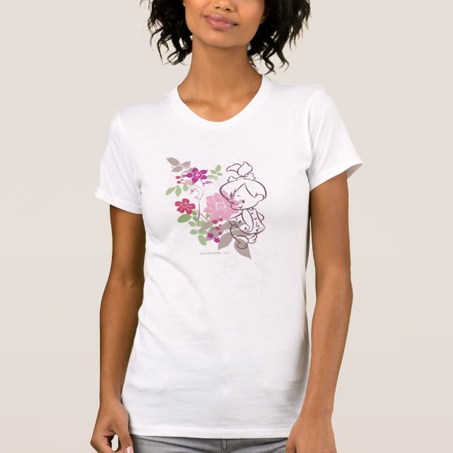 Camiseta PEBBLES™ Una Corbata En Las Flores (Anverso)