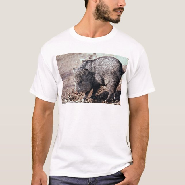Camiseta Peccary agarrado (javelina) (Anverso)