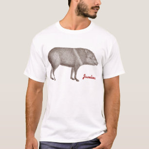 Camiseta Peccary agarrado - Javelina - Tayaussa - cerdo de
