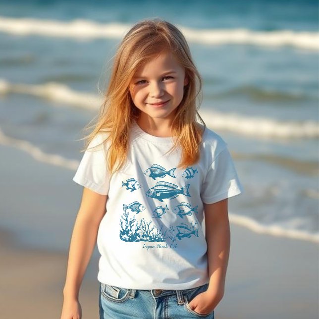 Camiseta Peces (Fishes Fisherman Trend Summer Beach Vacation t shirt)