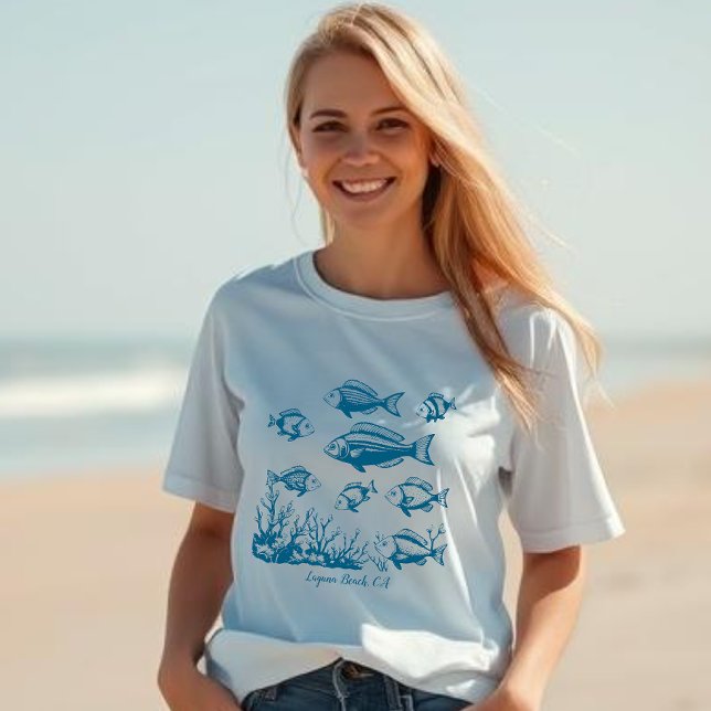 Camiseta Peces (Fishes Fisherman Style Collection Summer Beach )