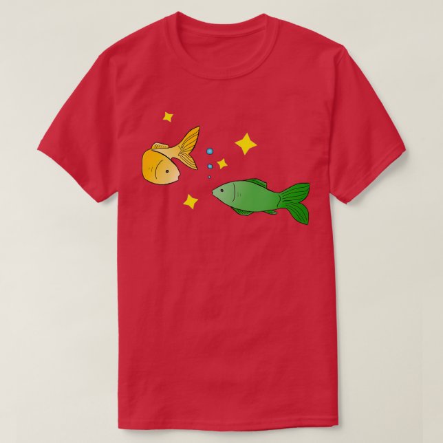 Camiseta peces (Diseño del anverso)