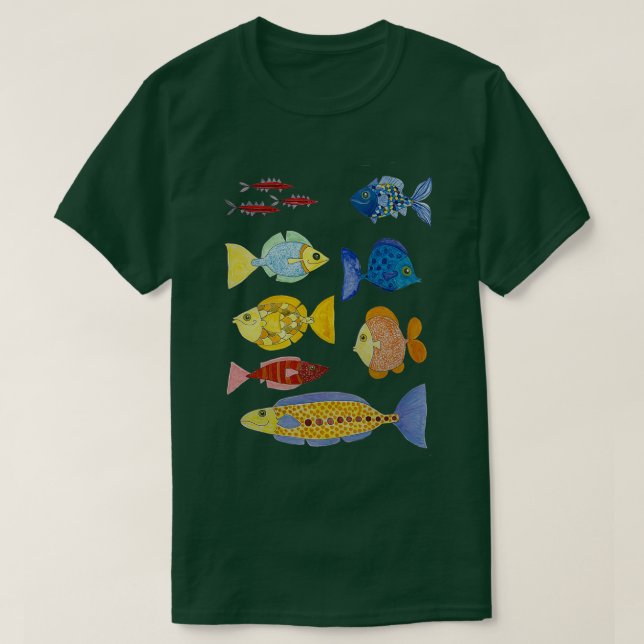 Camiseta Peces 3 (Diseño del anverso)