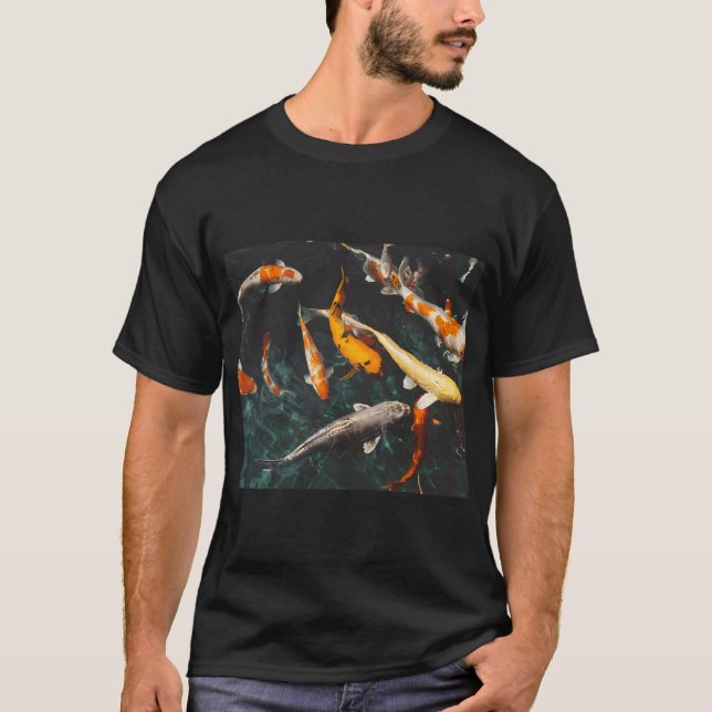 Camiseta Peces de colores en el mar (Anverso)