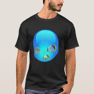 Camiseta Peces de Orb Tech Estético Aero Frutiger