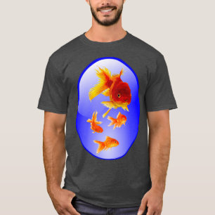 Camiseta Peces de oro en un acuario