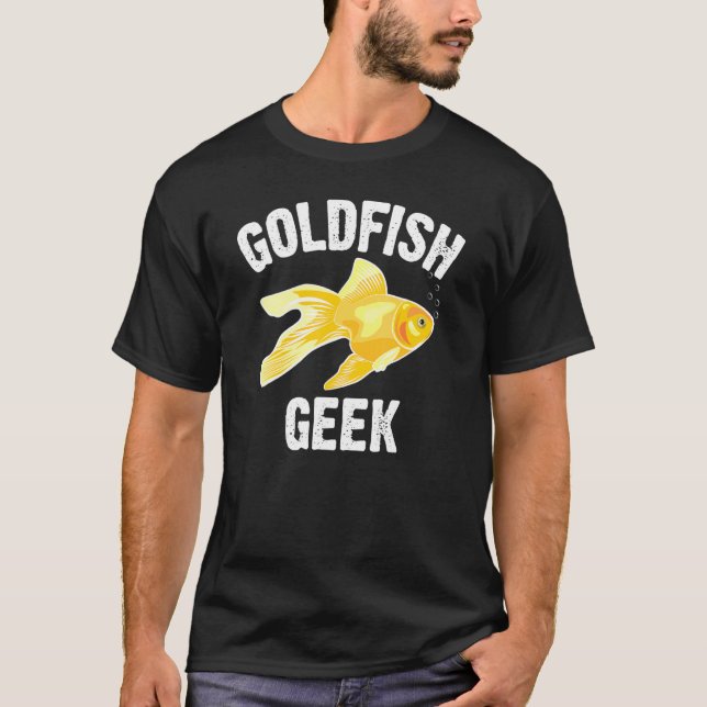 Camiseta Peces De Oro Para Hombres Mujeres Oro Acuario Masc (Anverso)