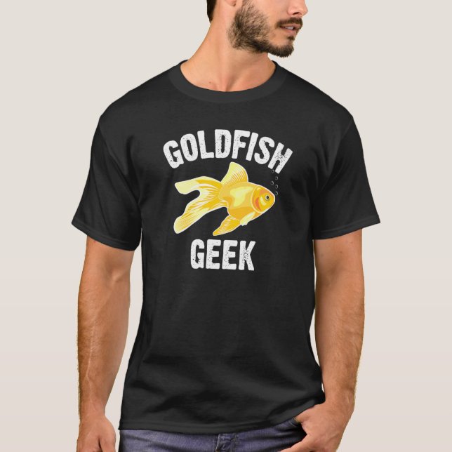 Camiseta Peces De Oro Para Hombres Mujeres Oro Acuario Masc (Anverso)