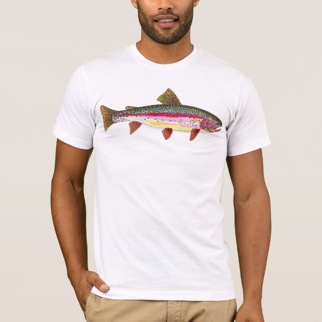 Camiseta Peces de trucha arco iris (Anverso)