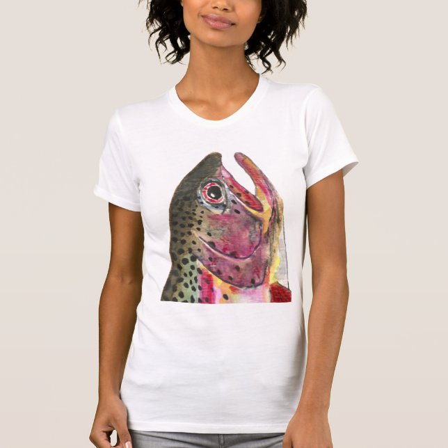 Camiseta Peces de trucha arco iris (Anverso)