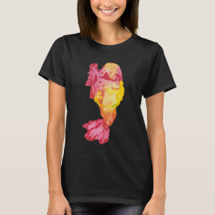 Camiseta peces en colores vibrantes