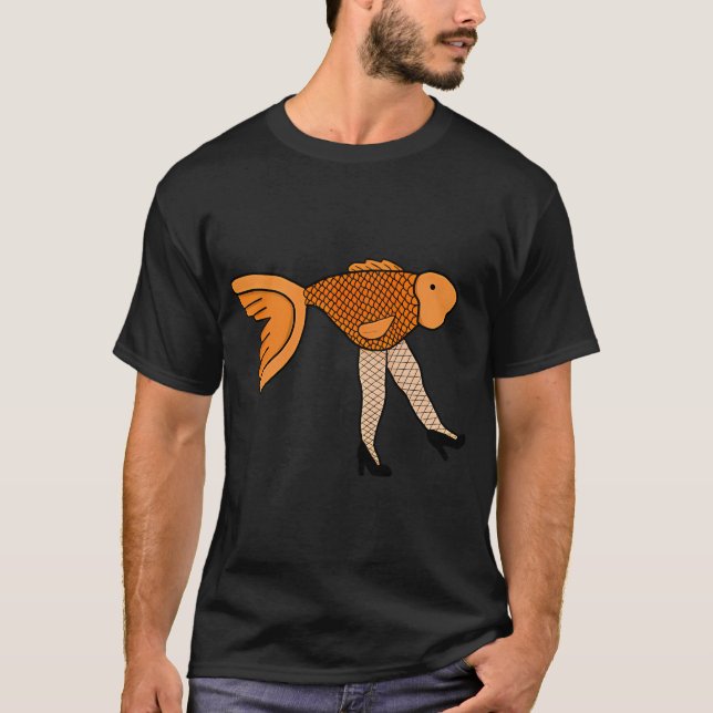 Camiseta Peces en redes de pesca (Anverso)