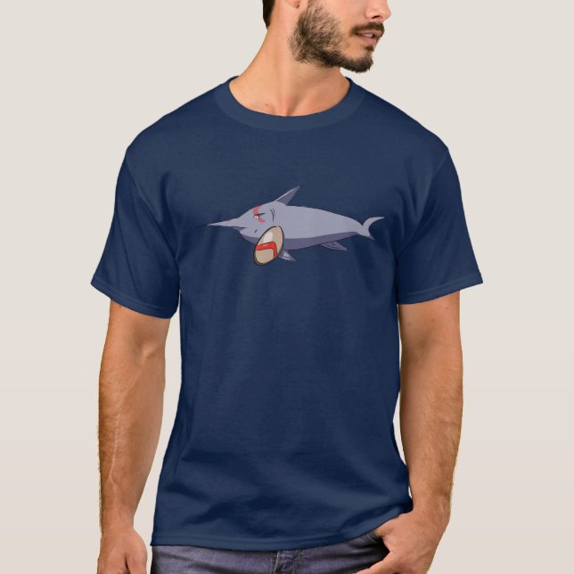 Camiseta Peces espadas espartanos (Anverso)