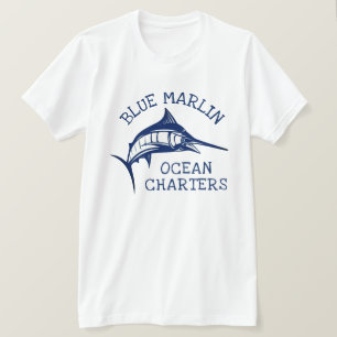 Camiseta Peces espadas, paparda, aguja azul