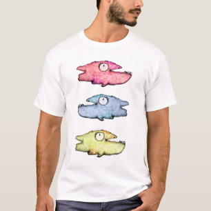 Camiseta Peces felices nadando coloridos