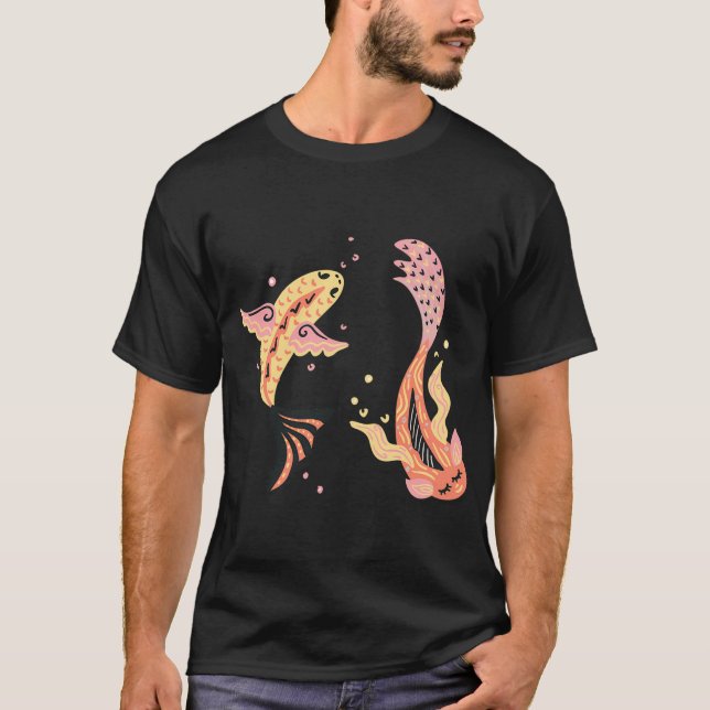 Camiseta Peces gemelos (Anverso)