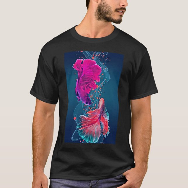 Camiseta Peces hermosos (Anverso)
