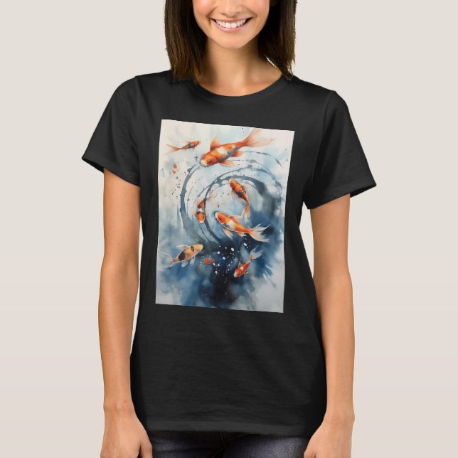 Camiseta Peces Koi (Anverso)