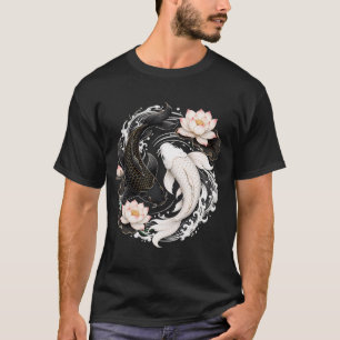 Camiseta Peces Koi Gemelos, Armonía Yin-Yang