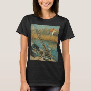 Camiseta Peces Koi Piscis Chibi Kawaii - Colección Zodiaco