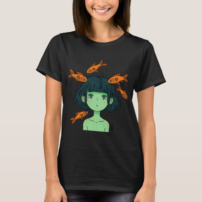 Camiseta Peces naranjas (Anverso)