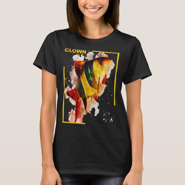 Camiseta Peces Payaso Acuarela (Anverso)