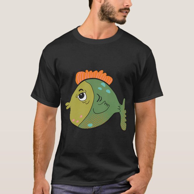 Camiseta Peces tropicales Wooples (Anverso)