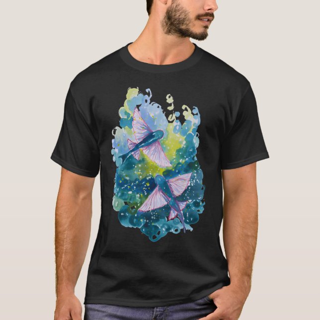 Camiseta Peces voladores (Anverso)