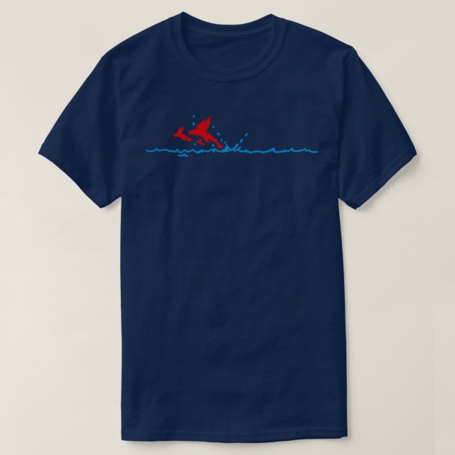 Camiseta peces voladores (2c) 1 (Diseño del anverso)