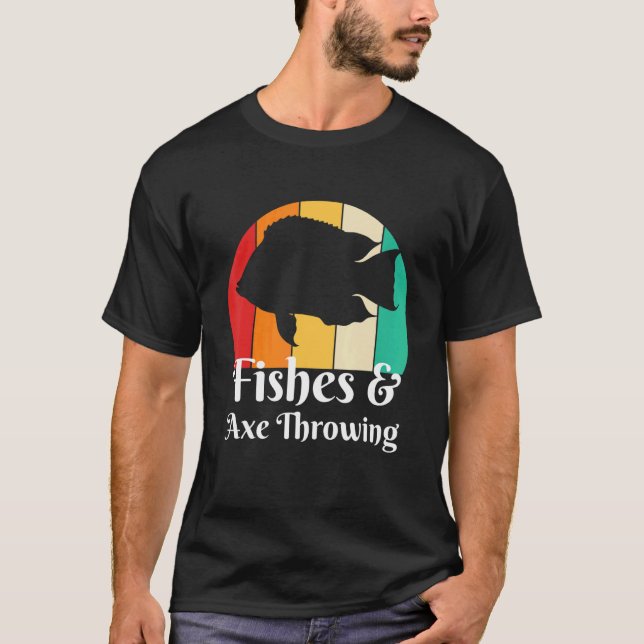 Camiseta Peces y lanzamiento de hacha (Anverso)