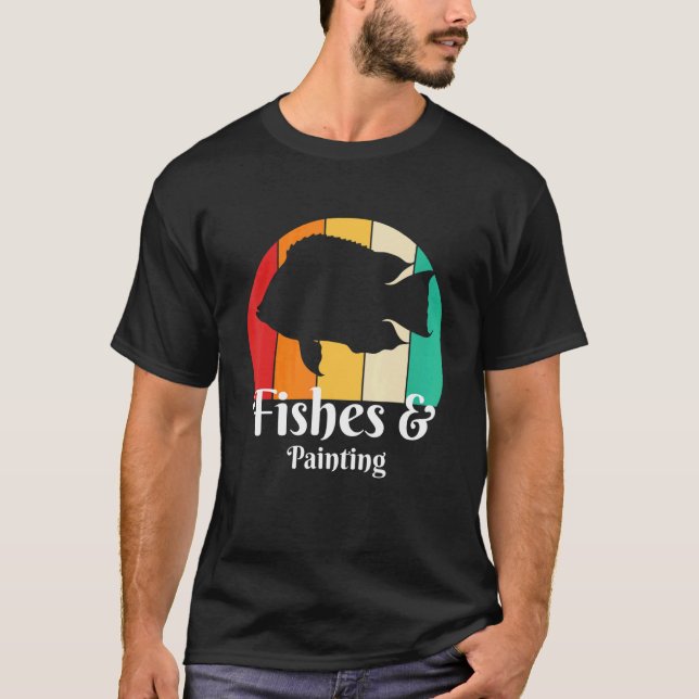Camiseta Peces y pintura (Anverso)