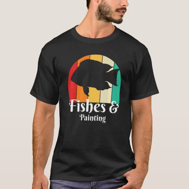 Camiseta Peces Y Pintura (Anverso)