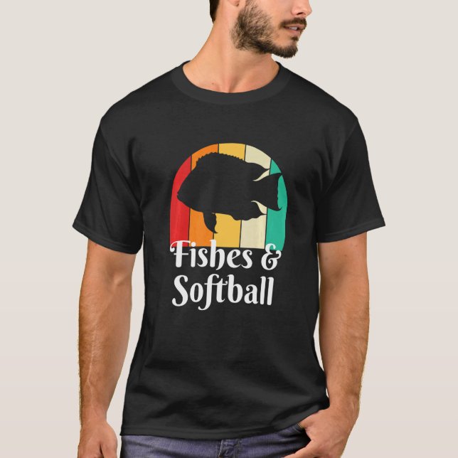 Camiseta Peces Y Softbol (Anverso)