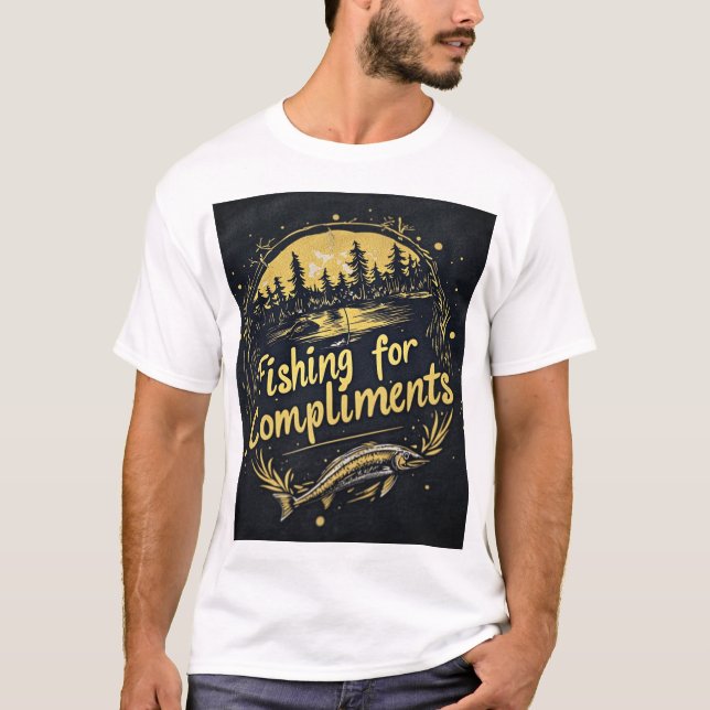 Camiseta Pêcher des Compliments 🎣 (Anverso)
