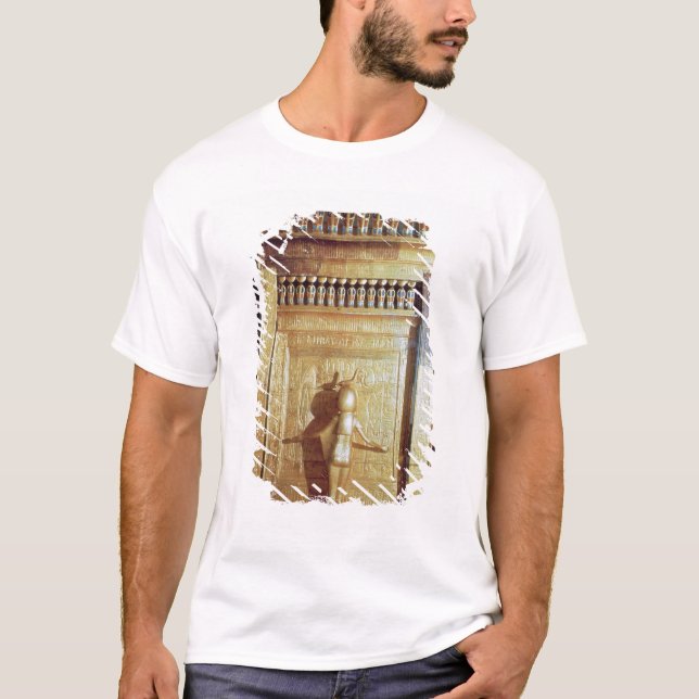 Camiseta Pecho de Canopic bajo la forma de sistema de la (Anverso)