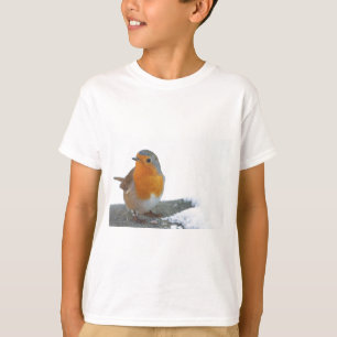 Camiseta Pecho del rojo del petirrojo