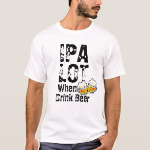 Camiseta Pecho Mucho Cuando Bebí Tee, Amantes Graciosos De 