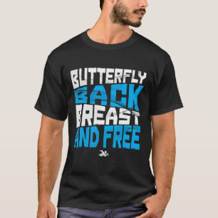 Camiseta Pechuga De Mariposa Y Bañera Gratuita Medley Swimm